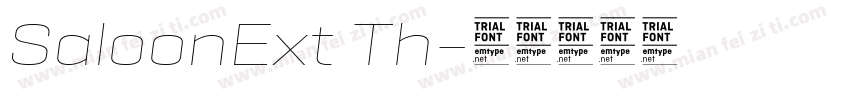 SaloonExt Th字体转换